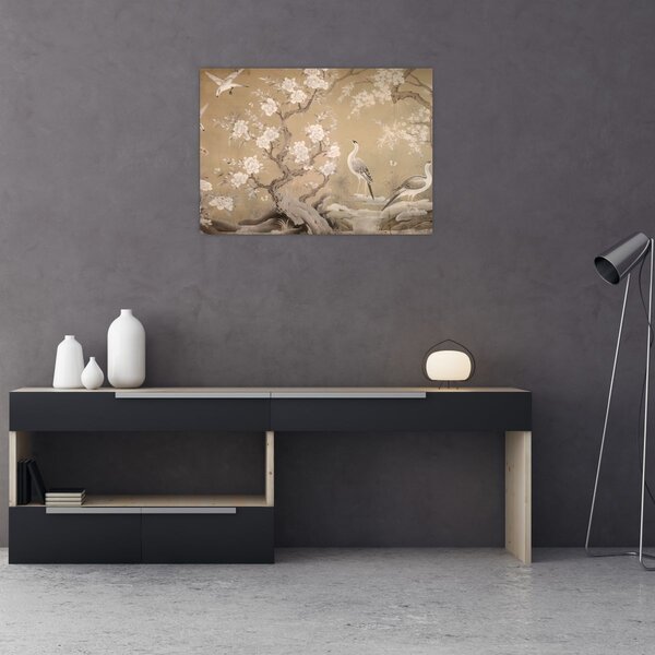 Slika - Crtani japanski pejzaž (70x50 cm)