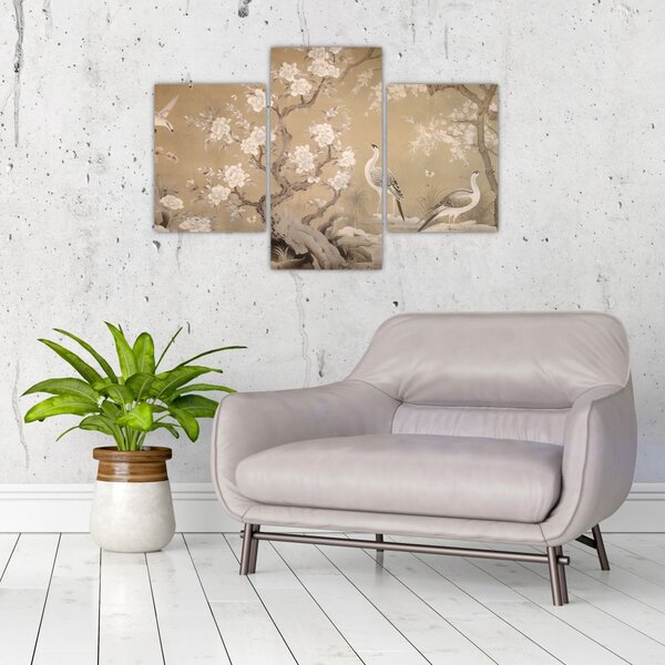 Slika - Crtani japanski pejzaž (90x60 cm)