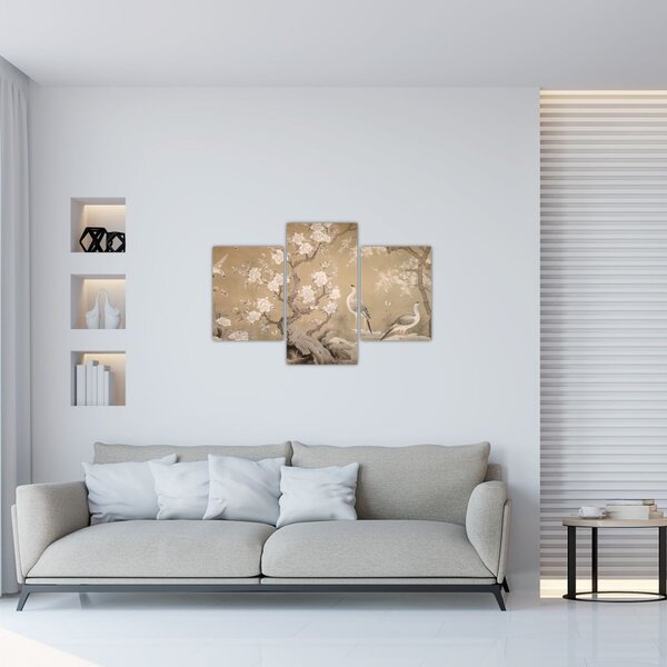 Slika - Crtani japanski pejzaž (90x60 cm)