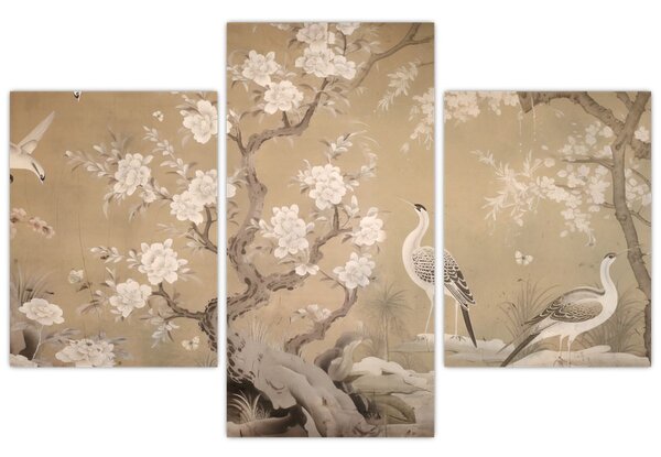 Slika - Crtani japanski pejzaž (90x60 cm)