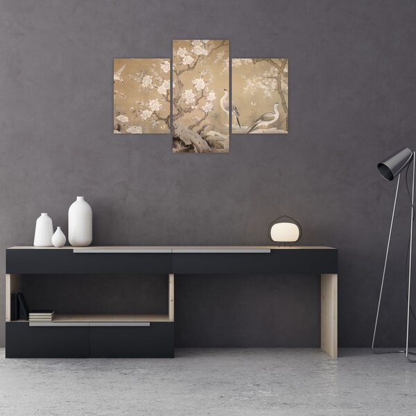 Slika - Crtani japanski pejzaž (90x60 cm)