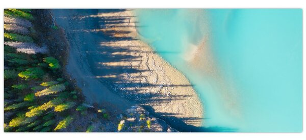 Slika - Pogled na jezero (120x50 cm)