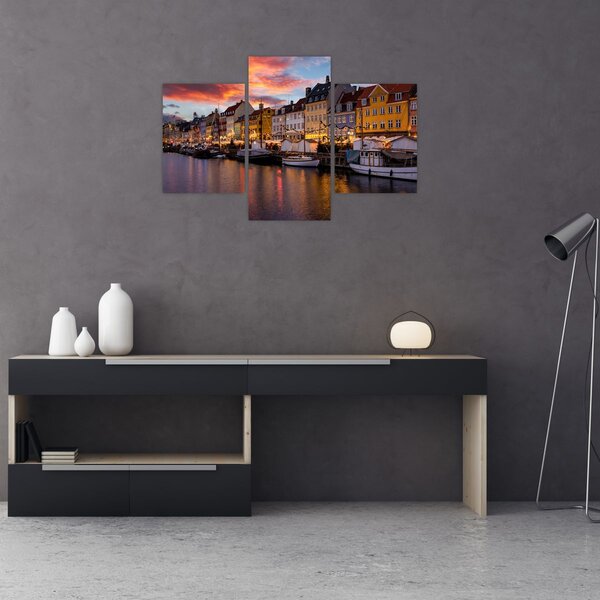 Slika - Nyhavn, Kopenhagen (90x60 cm)