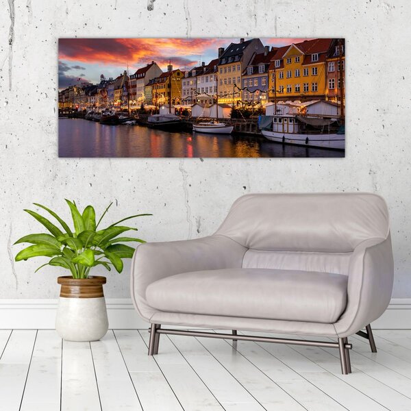 Slika - Nyhavn, Kopenhagen (120x50 cm)