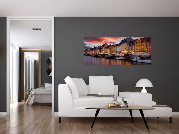Slika - Nyhavn, Kopenhagen (120x50 cm)