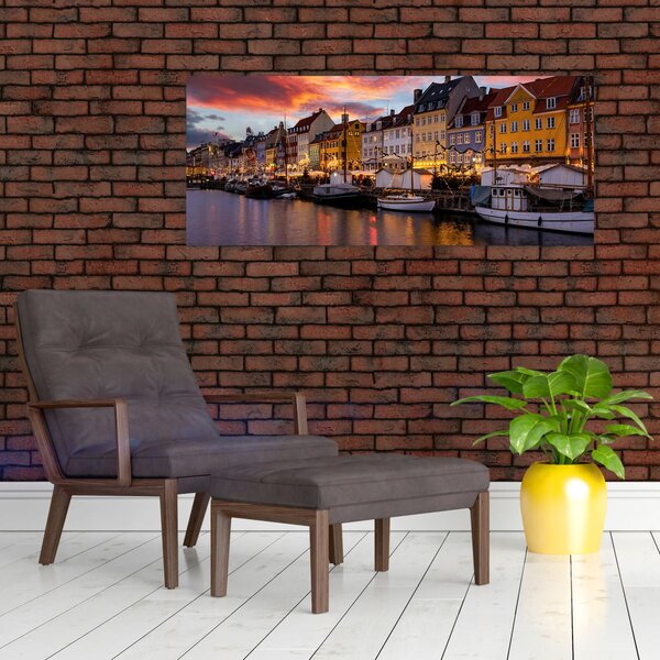 Slika - Nyhavn, Kopenhagen (120x50 cm)