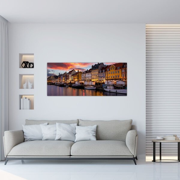 Slika - Nyhavn, Kopenhagen (120x50 cm)