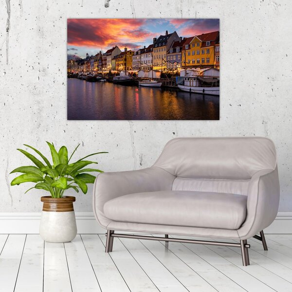 Slika - Nyhavn, Kopenhagen (90x60 cm)