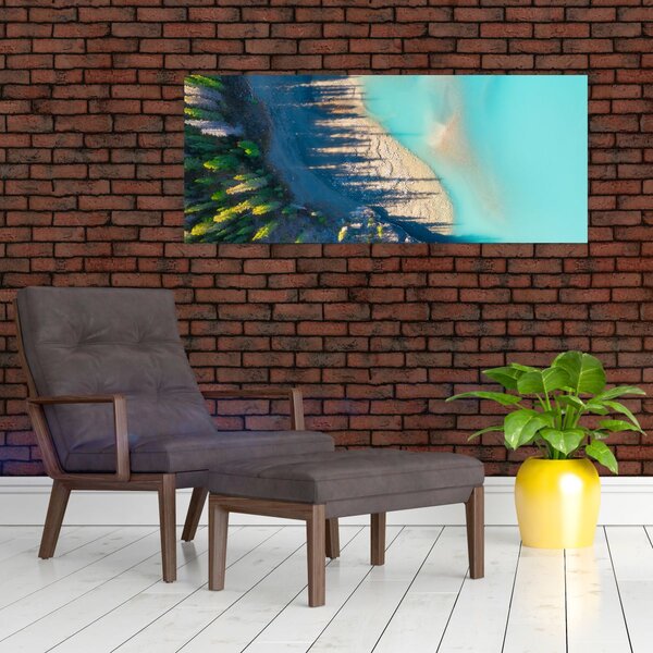Slika - Pogled na jezero (120x50 cm)