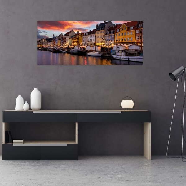 Slika - Nyhavn, Kopenhagen (120x50 cm)