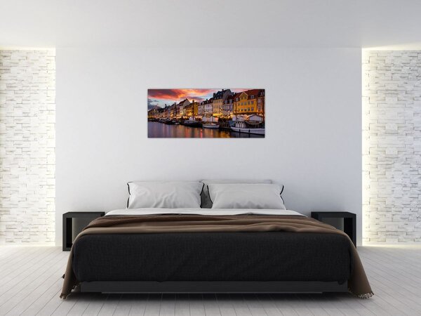 Slika - Nyhavn, Kopenhagen (120x50 cm)