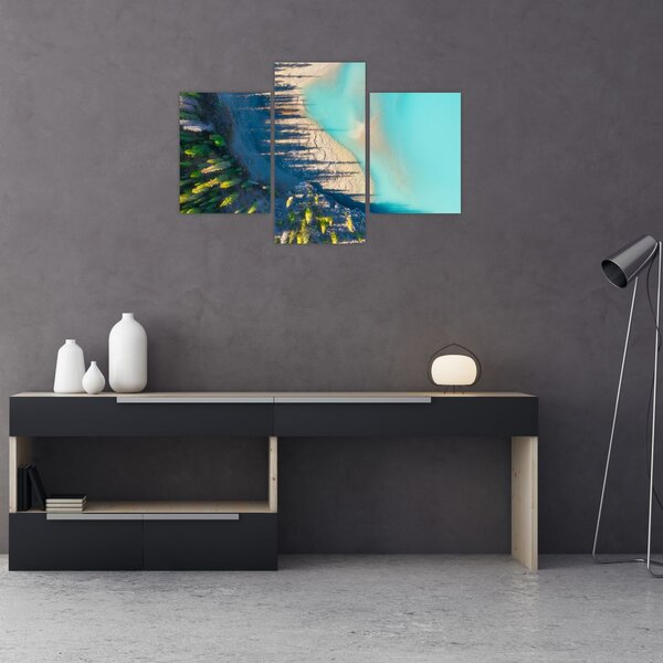 Slika - Pogled na jezero (90x60 cm)