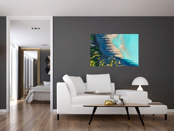 Slika - Pogled na jezero (90x60 cm)