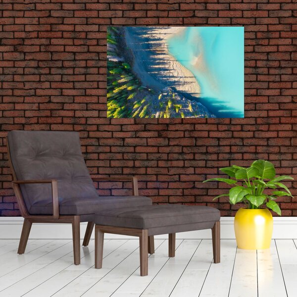 Slika - Pogled na jezero (90x60 cm)