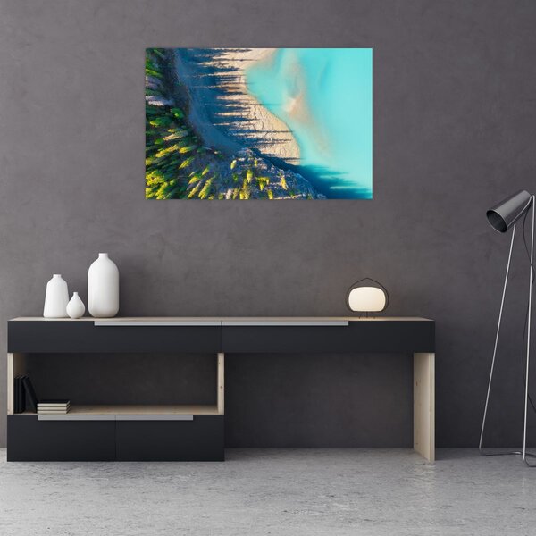 Slika - Pogled na jezero (90x60 cm)