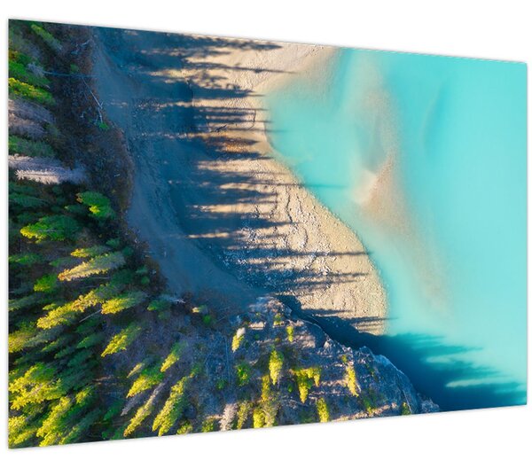 Slika - Pogled na jezero (90x60 cm)
