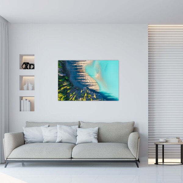 Slika - Pogled na jezero (90x60 cm)