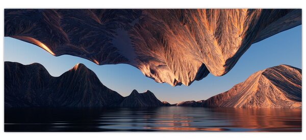Slika - 3D litice (120x50 cm)