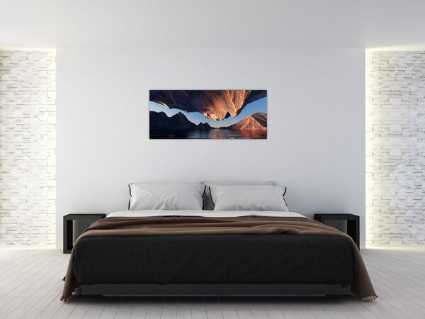 Slika - 3D litice (120x50 cm)