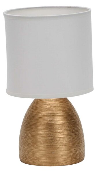 SVJETILJKA STOLNA KERAMIČKA STONE GOLD 10511