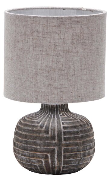 SVJETILJKA STOLNA KERAMIČKA KNIT BROWN 10514