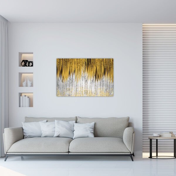 Slika - Zlatne linije (90x60 cm)