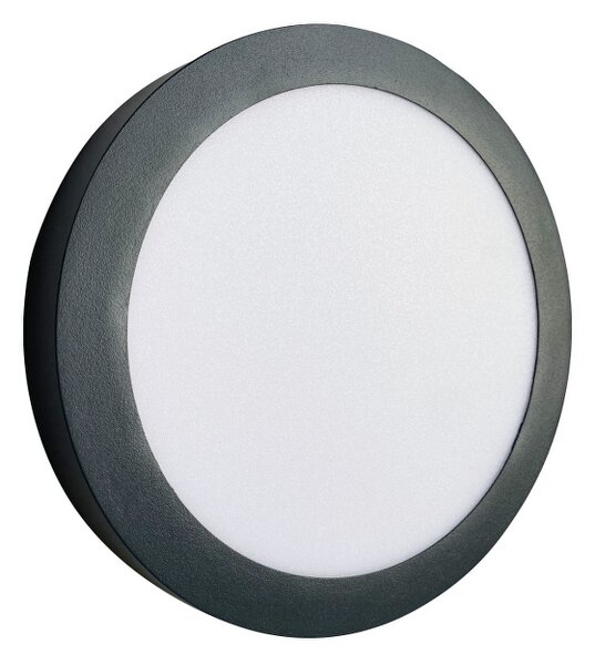 PLAFONJERA LED SLIM ROUND DARK GREY D120 6W 450LM 4000K 10503