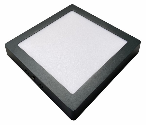 PLAFONJERA LED SLIM SQUARE DARK GREY 120x120 6W 450LM 4000K 10507