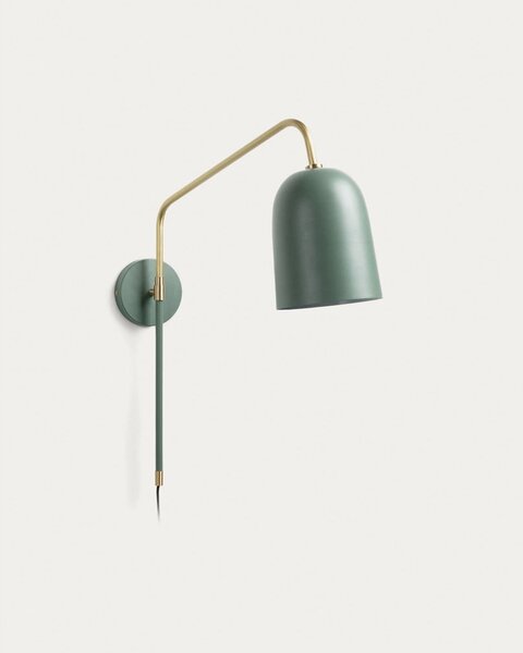 Zelena zidna lampa ø 15 cm Audrie – Kave Home