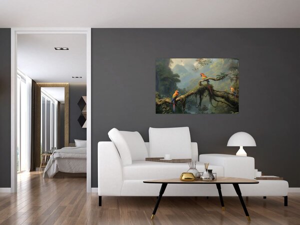 Slika - Tropska šuma (90x60 cm)