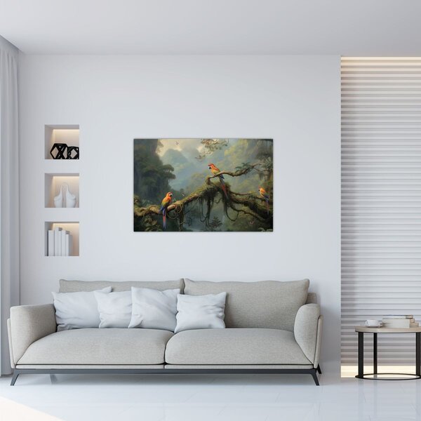 Slika - Tropska šuma (90x60 cm)
