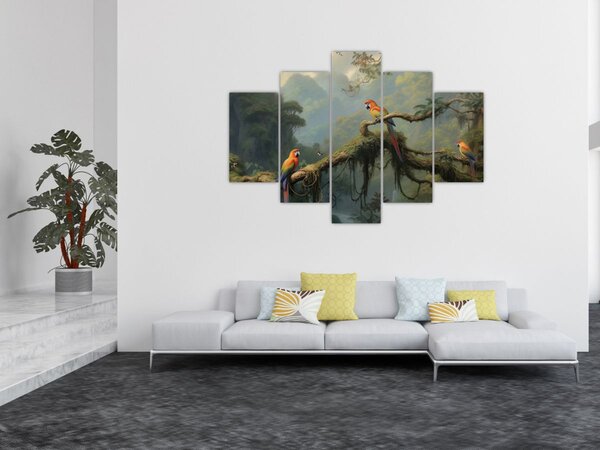 Slika - Tropska šuma (150x105 cm)