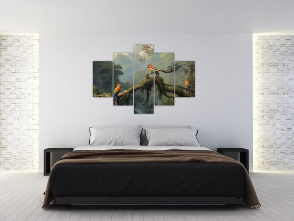 Slika - Tropska šuma (150x105 cm)