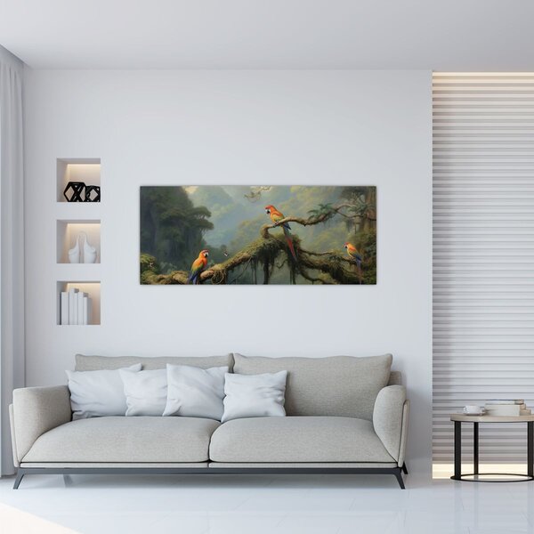Slika - Tropska šuma (120x50 cm)