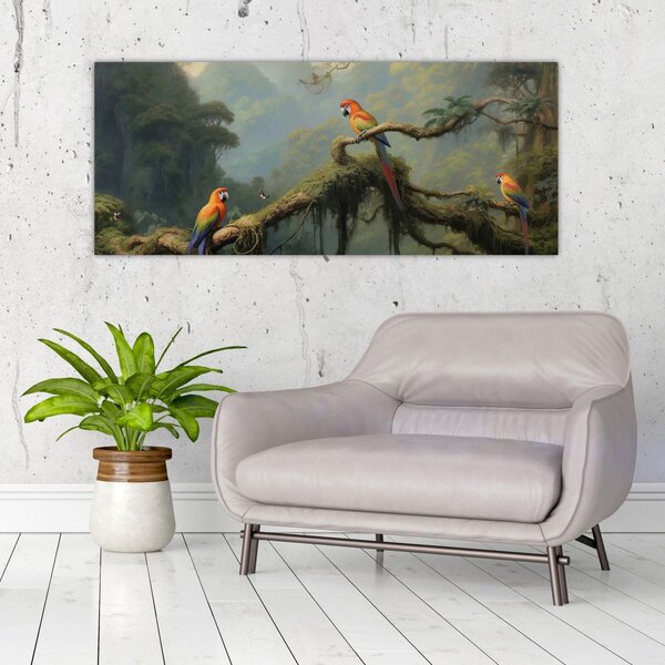 Slika - Tropska šuma (120x50 cm)
