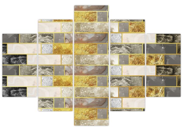 Slika - Dekor s teksturama (150x105 cm)