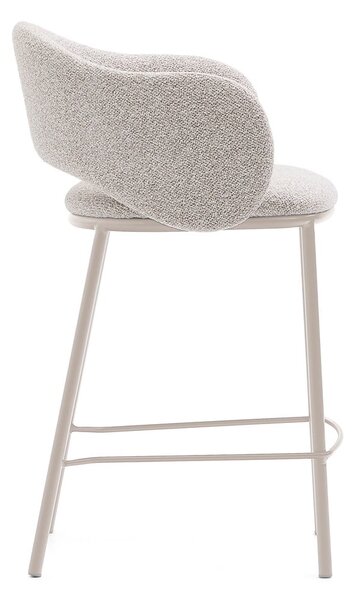 Barska stolica boje slonovače (visine sjedala 65 cm) Maina – Kave Home