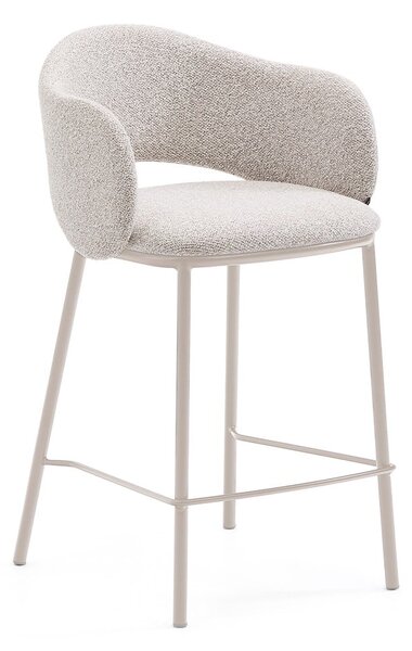 Barska stolica boje slonovače (visine sjedala 65 cm) Maina – Kave Home