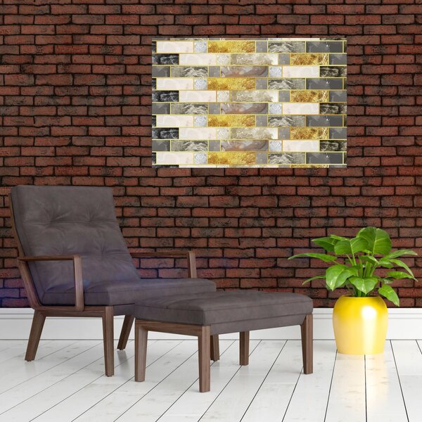 Slika - Dekor s teksturama (90x60 cm)