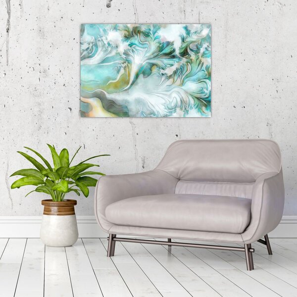 Slika - Slikanje apstraktnih uzoraka (70x50 cm)