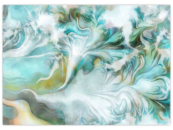 Slika - Slikanje apstraktnih uzoraka (70x50 cm)