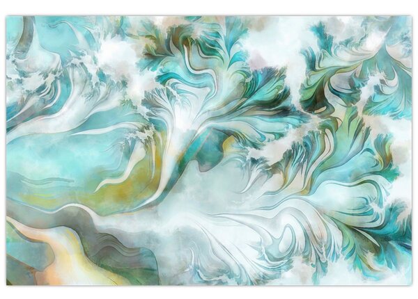 Slika - Slikanje apstraktnih uzoraka (90x60 cm)