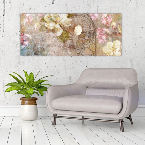 Slika - Cvjetni ukras (120x50 cm)