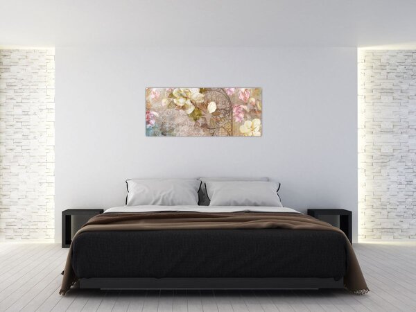 Slika - Cvjetni ukras (120x50 cm)