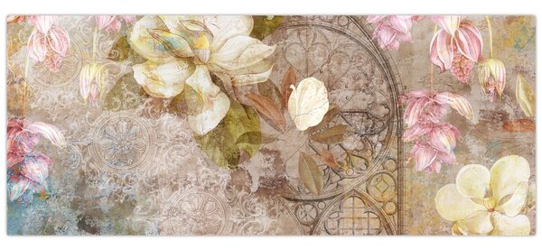 Slika - Cvjetni ukras (120x50 cm)