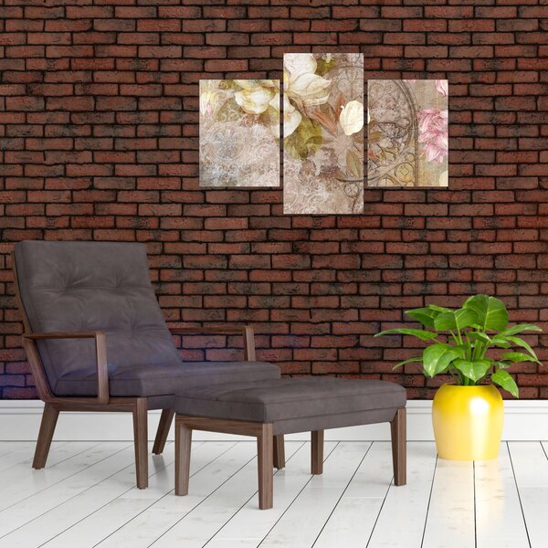 Slika - Cvjetni ukras (90x60 cm)