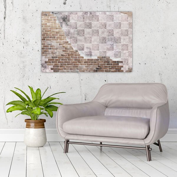 Slika - Zid od cigli (90x60 cm)