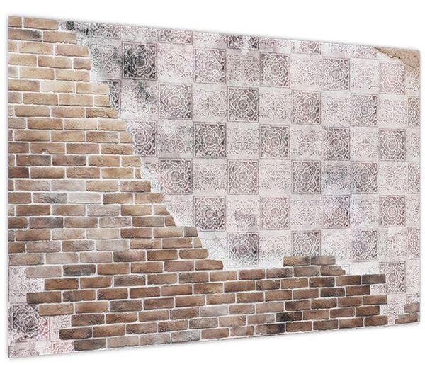 Slika - Zid od cigli (90x60 cm)