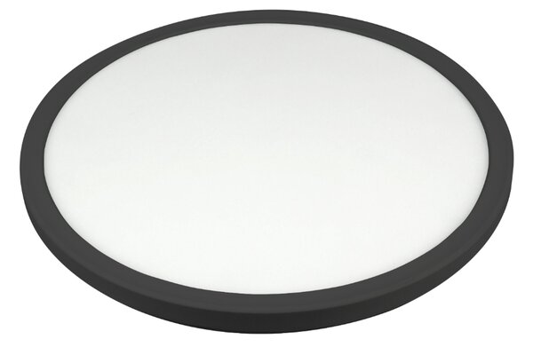 PLAFONJERA LED MAYA D293 24W 2690LM 3000/4000/6500K IP 54 BLACK PP 10876
