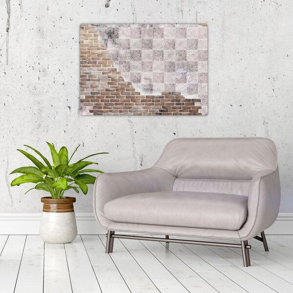 Slika - Zid od cigli (70x50 cm)